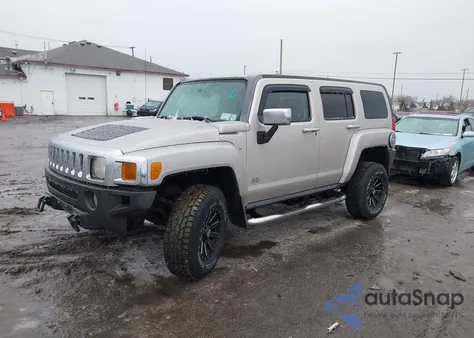 2007 Hummer H3 Suv z USA, uszkodzony, nr VIN 5GTDN13E278245628